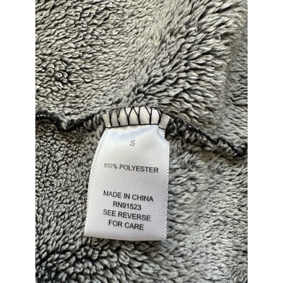 Jaclyn Intimates Plush Gray Long Robe Sz. Small - Picture 8 of 8